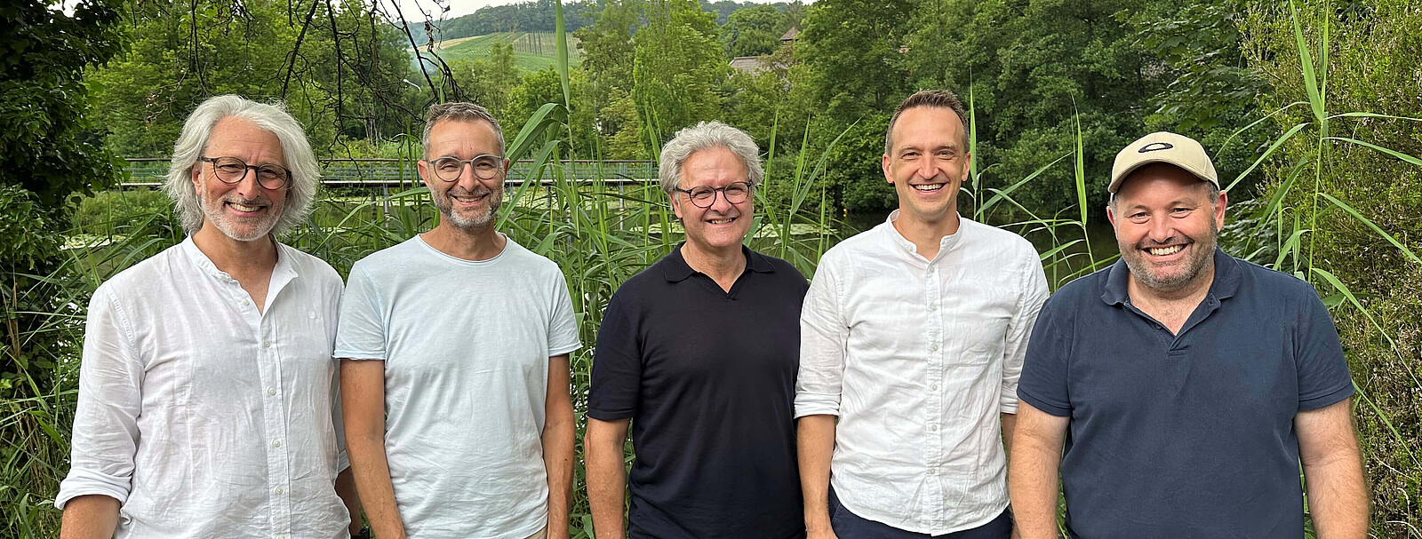 Gruppenfotos des neuen Vorstands 2025 der Bit Ingenieure. Von links nach rechts gesehen: Andreas Nussbaum, Thomas Brendt, Dr. Volker Mörgenthaler, Peter Soller, Dominik Bordt